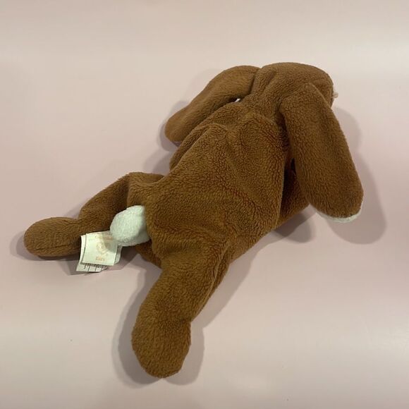 Vintage Original Ty Beanie Baby Ears the Brown and White Rabbit Good Used Cond… - Picture 4 of 10
